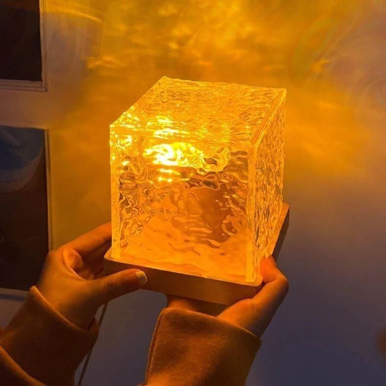 Spenco Rotating Water Ripple Night Light Aura Lamp