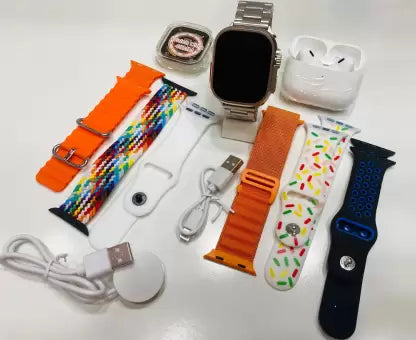 spenco i20 Ultra Max Suit Combo Set 10 in 1 Smartwatch (Multicolor Strap, Free Size)