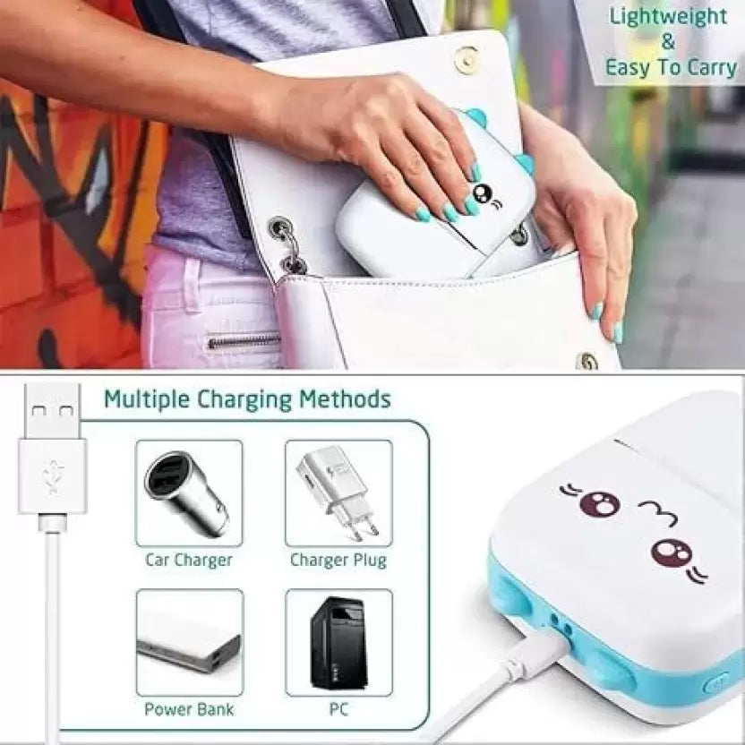 Spenco Pocket Printer for Prints Inkless Bluetooth Pocket Printer Pocket Printer
