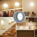 SPENCO Motion Sensor Light for Home with USB Charging Wireless Self Adhesive LED Night Lamp  (3.35 cm, White)(Pack of 2)