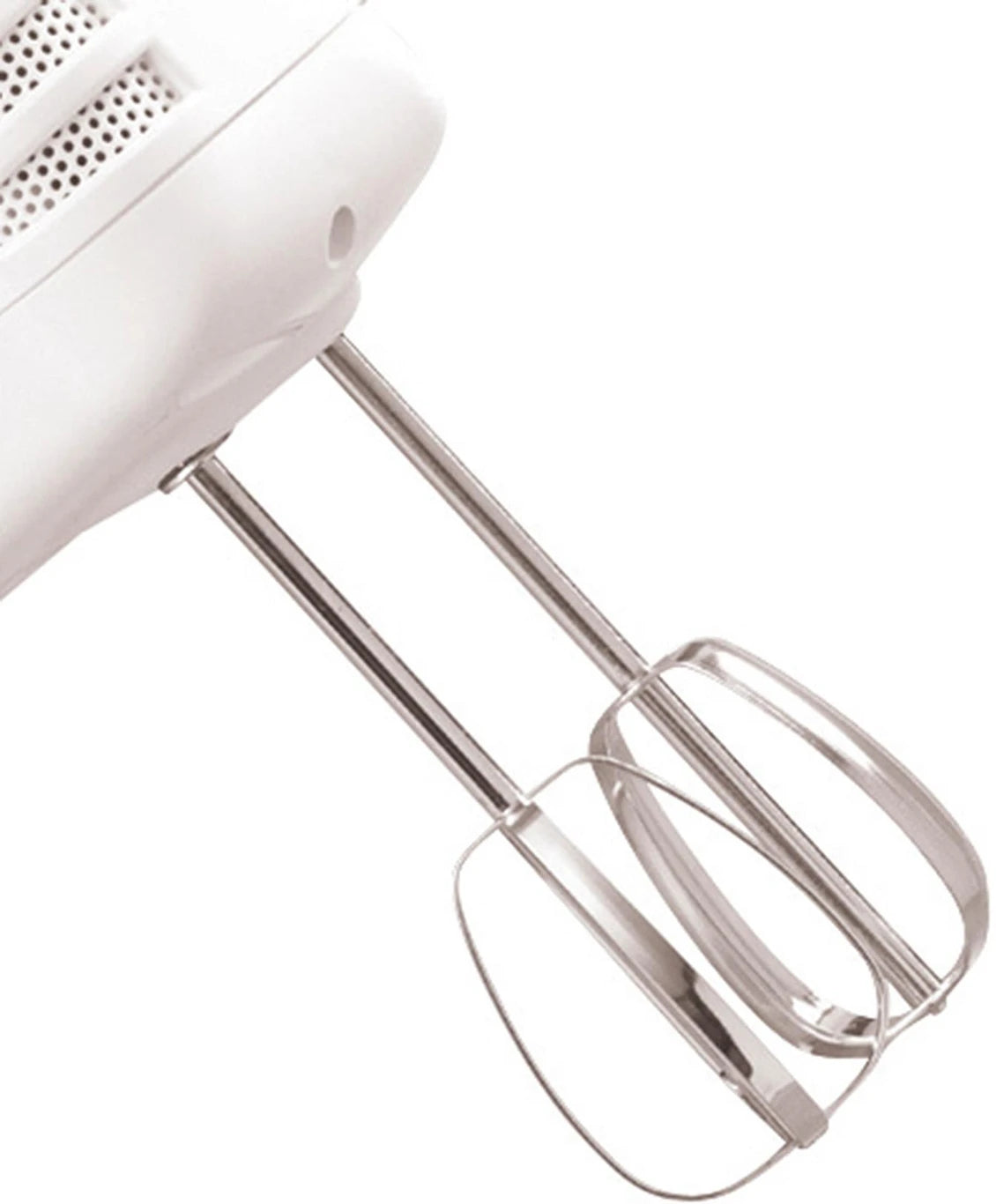 Electric Hand Mixer for Kitchen | Handheld Cake Blender with Four Stainless Steel Attachments including Beaters & Dough Hooks for Whipping Cream