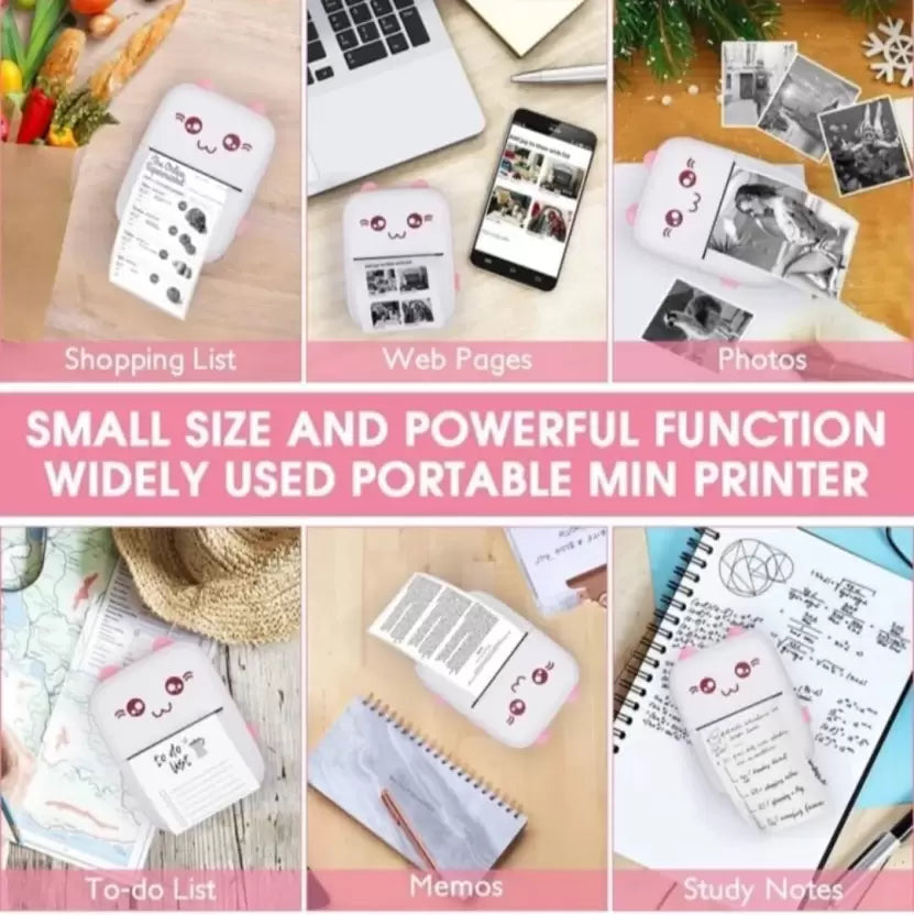 Spenco Pocket Printer for Prints Inkless Bluetooth Pocket Printer Pocket Printer