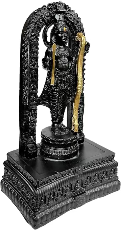 Spenco 8 Inch Handcrafted Ram Lalla Statue Murti Idol Decorative Showpiece - 20.32 cm  (Resin, Multicolor)