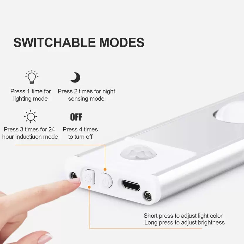 SPENCO Motion Sensor Cabinet Mood Light, 45Cm Wireless Closet Light Ceiling Lamp