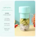 SPENCO Fruit Juicer Machine Electric USB Rechargeable Personal Size Mini Juicer Grinder Mixer Juicer Jar  (420 ml)