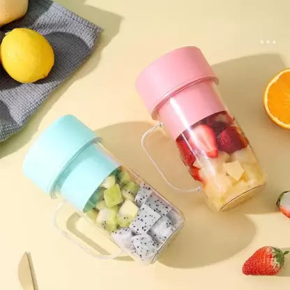 SPENCO Fruit Juicer Machine Electric USB Rechargeable Personal Size Mini Juicer Grinder Mixer Juicer Jar  (420 ml)