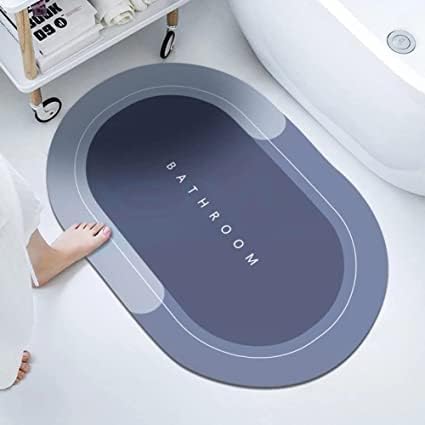 SPENCO Soft Silicone Door mat Quick Drying Water Soak Bathroom Mat