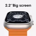 Spenco T800 ULTRA SMARTWATCH 1.9 HD DISPLAY ING WATCH Smartwatch  (Orange Strap, Free Size)