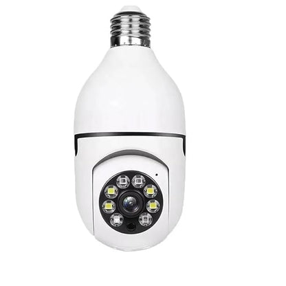 Wi-Fi CCTV Camera E27 MODEL1080p Wireless PTZ Bulb Shape V380 P