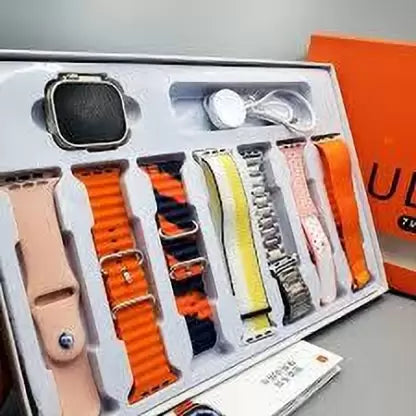 spenco 7 strap ultra series watch and earbud combo Smartwatch  (Multicolor Strap, Free Size)
