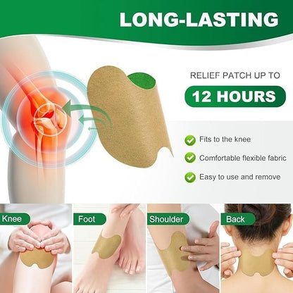 knee patches for pain relief – Extra Large Size | Joint, Back, Neck & Shoulder Pain Relief Stickers | Knee Pain Relief Products Natural (Pack of 50)