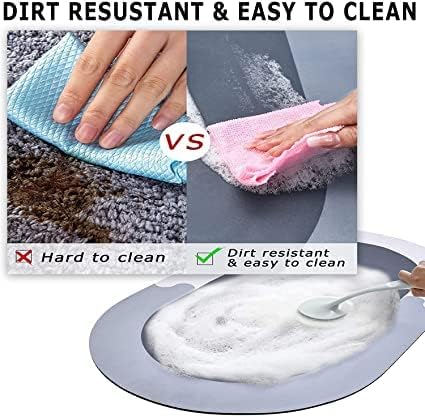 SPENCO Soft Silicone Door mat Quick Drying Water Soak Bathroom Mat