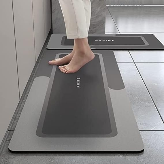 2Pcs Kitchen Mats, Waterproof Memory Foam Kitchen Rugs, Standing Desk Mat Floor Mats, - (120 * 40 cm, 40 * 60cm Multicolour)