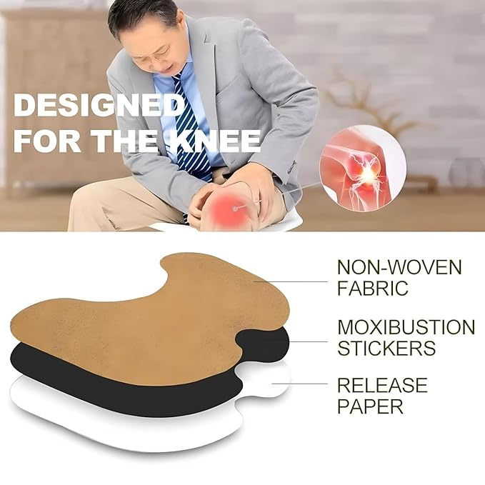 knee patches for pain relief – Extra Large Size | Joint, Back, Neck & Shoulder Pain Relief Stickers | Knee Pain Relief Products Natural (Pack of 50)