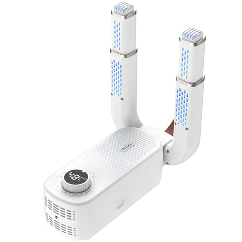Electric Shoe Dryer and Warmer with PTC Heating, 48°C Fast Drying, 360° Warm Air, UV Sterilization, Intelligent Timer Settings