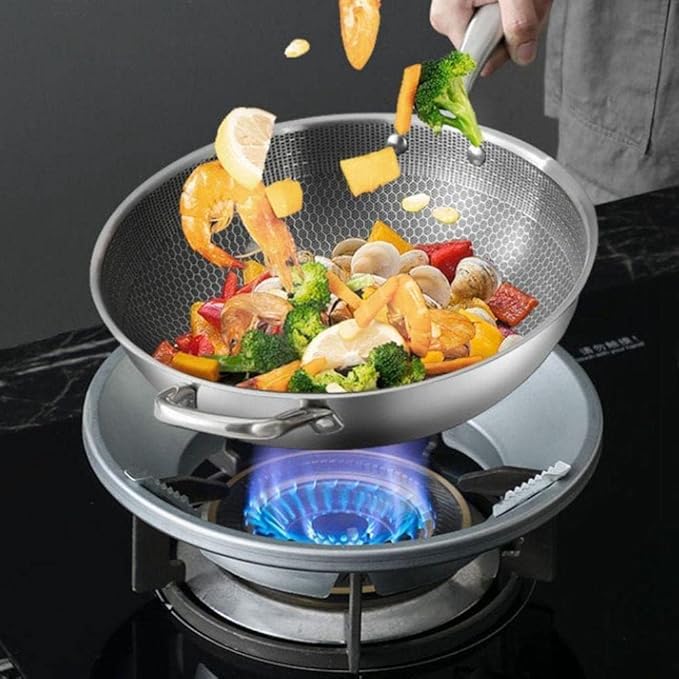 SPENCO Stainless Steel Gas Saver Burner Stand ( Pack of 2)