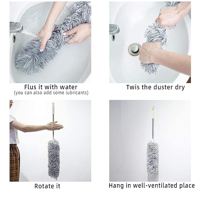 SPENCO Long Handle Microfiber Feather Ceiling Duster