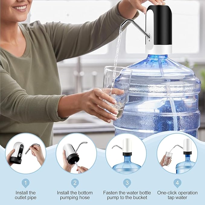 Water Dispenser Pump Automatic Wireless Water Can Dispenser