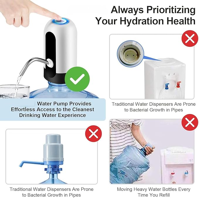 Water Dispenser Pump Automatic Wireless Water Can Dispenser