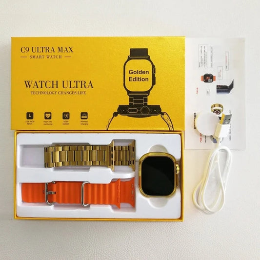 spenco C9 Ultra Gold Smartwatch Gold Chain Strip Included