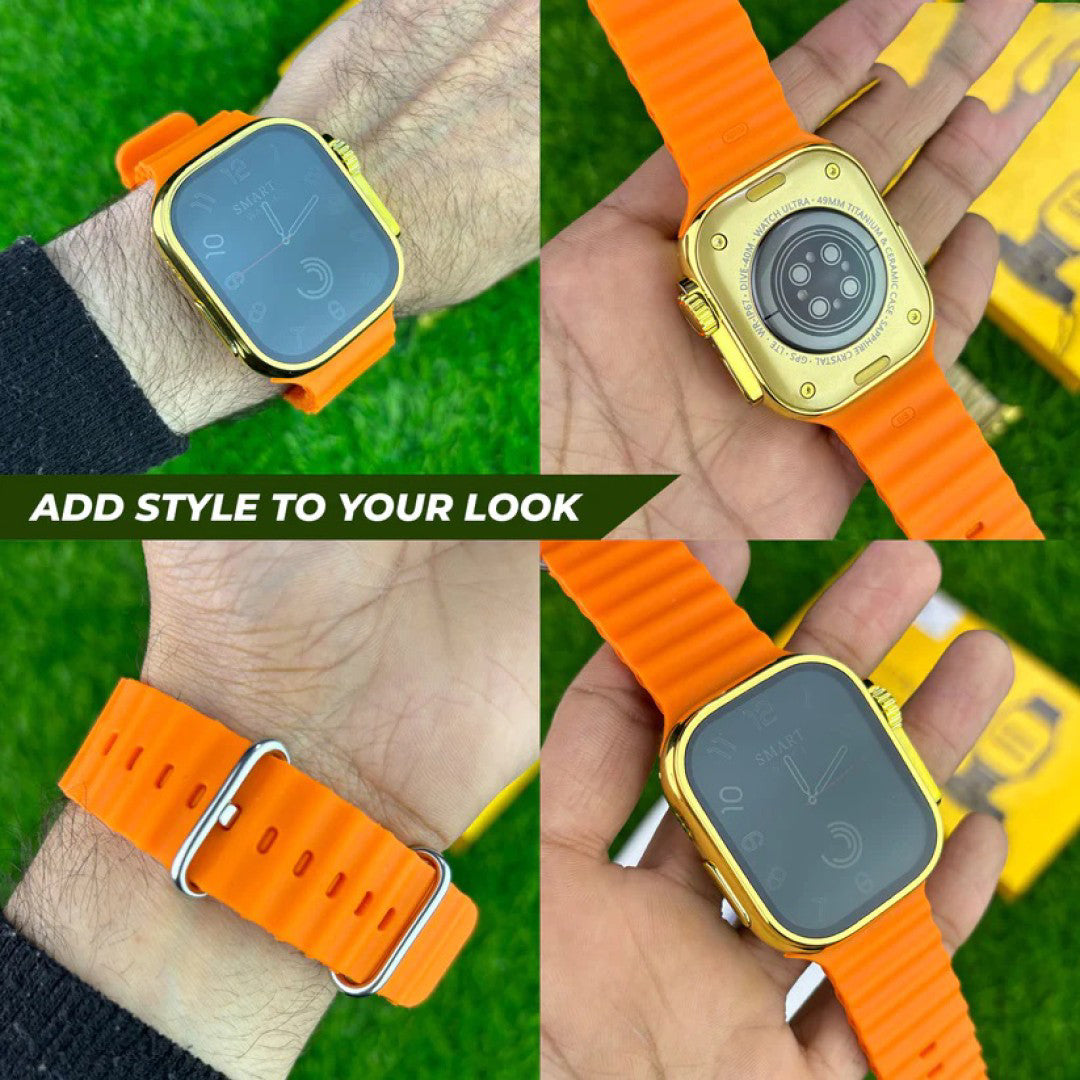 spenco C9 Ultra Gold Smartwatch Gold Chain Strip Included