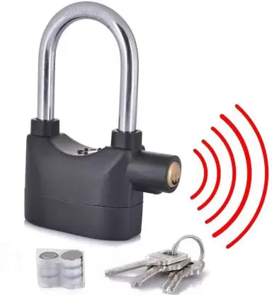 Spenco Stainless Steel Glossy, Metallic Electronic locks  (Black)