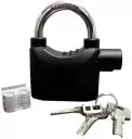 Spenco Stainless Steel Glossy, Metallic Electronic locks  (Black)