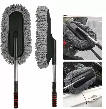 Spenco Microfiber Cleaner for Car/Kitchen/Walls/Dry and Wet Cleaning. Wet and Dry Duster Set