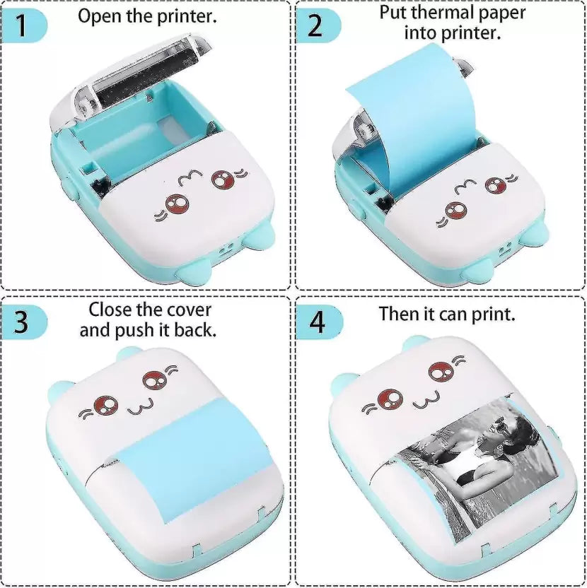 Spenco Pocket Printer for Prints Inkless Bluetooth Pocket Printer Pocket Printer