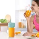 SPENCO Fruit Juicer Machine Electric USB Rechargeable Personal Size Mini Juicer Grinder Mixer Juicer Jar  (420 ml)